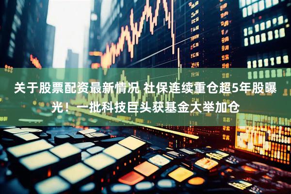 关于股票配资最新情况 社保连续重仓超5年股曝光！一批科技巨头获基金大举加仓